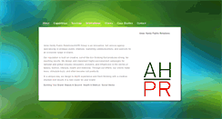 Desktop Screenshot of ahprgroup.com